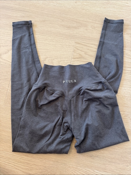 P'tula Pants - P'tula Charcoal Gray High-Rise Leggings. Size small. Worn once